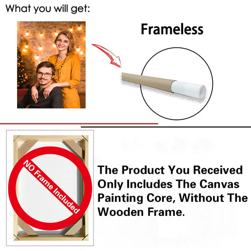 1pc Frameless Personalize Custom Photo Wedding Photos Nursery Wall Art Canvas Poster Prints Wall Pictures For Living Room Decor